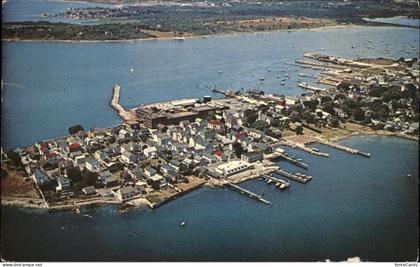 Stonington Maine Hafen Fliegeraufnahme