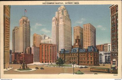 Detroit Michigan Campus Martius