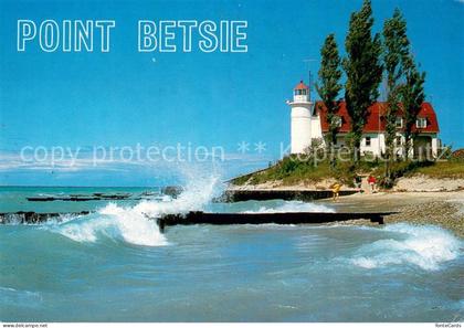 Frankfort Michigan Point Betsie on Lake Michigan Lighthouse Coast Guard Station