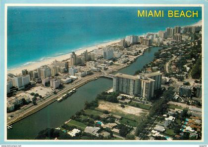 CPM Miami beach aerial panoramic view of exciting Miami
