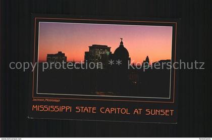Jackson Mississippi State Capitolat Sunset