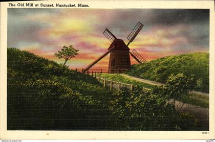 CPA The Old Mill at Sunset Nantucket Mass