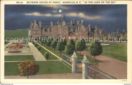 Asheville Biltmore House at night
