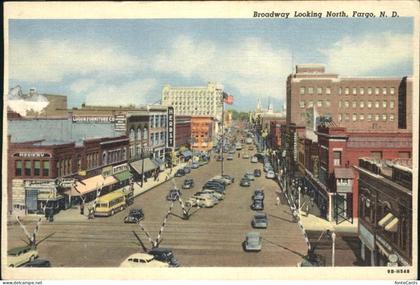 Fargo North Dakota Broadway Looking North