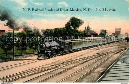 Mandan Railroad Yards and Depot