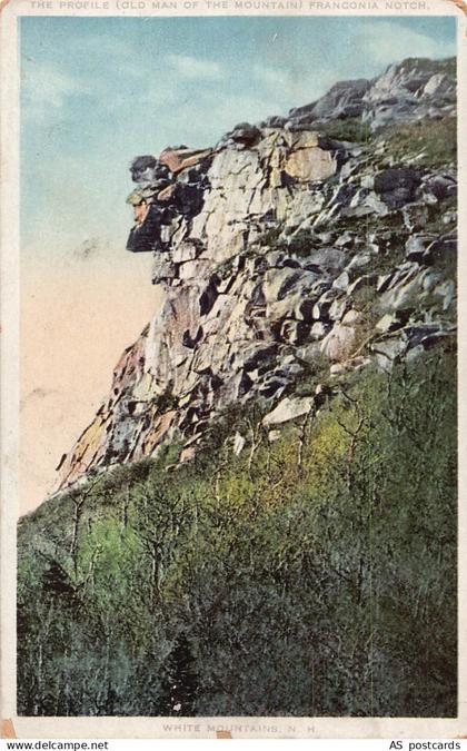 B360 US White Mountains New Hampshire vintage postcard