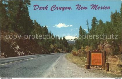 New Mexico US-State Dark Canyon
