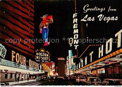Las Vegas Nevada Fremont Street at night