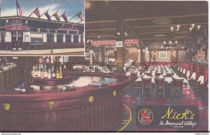 NEW YORK CITY - Nick's in Greenwich Village, Dixieland Jazz, Postcard 1959