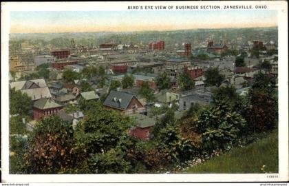 CPA Zanesville Ohio USA, Vogelperspektive des Geschäftsbereichs