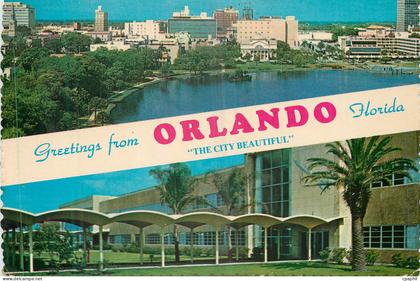 CPM Greeting from Orlando Florida The City Beautiful
