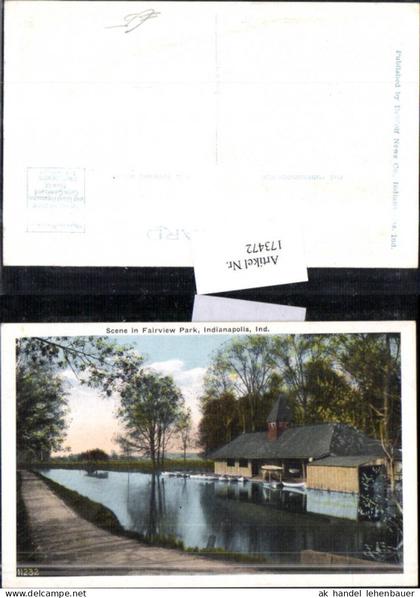173472,Indiana Scene in Fairview Park Indianapolis Boothaus