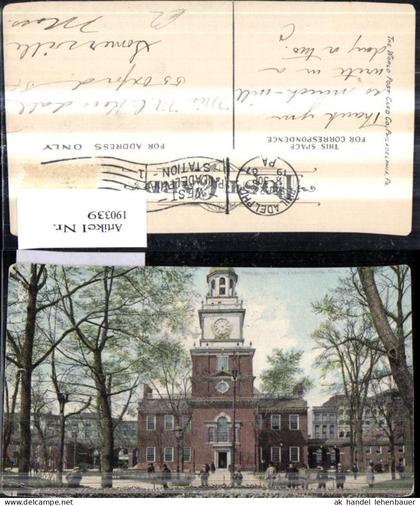 190339,Pennsylvania Philadelphia Independence Hall