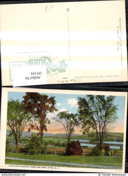 191154,New York Utica View from Roscoe Conkling Park