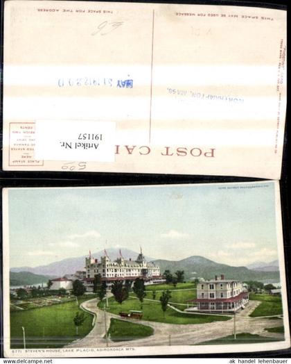 191157,New York Adirondack Mountain Lake Placid Stevens House