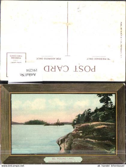 191254,New York Round Lake Adirondack Mountain