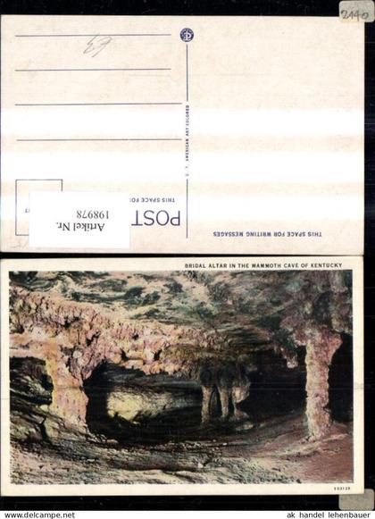 198978,Kentucky Bridal Altar in the Mammoth Cave of Kentucky Höhle