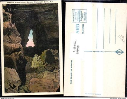 198980,Kentucky Martha Washington Statue Mammoth Cave