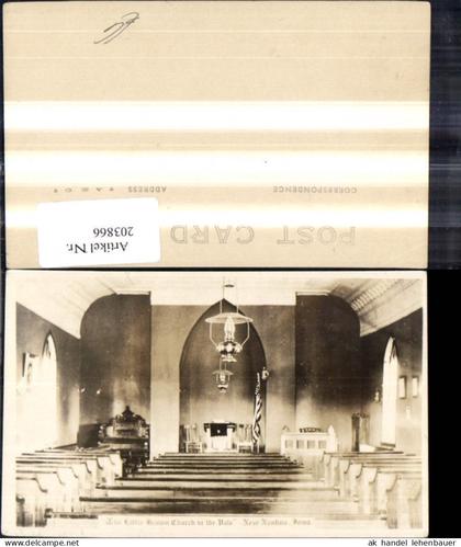 203866,Iowa Nashua The Little Brown Church in the Yale Foto Ak Kirche Innenanischt