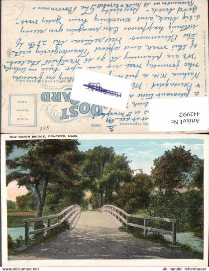 442992,Massachusetts Concord Old North Bridge Brücke