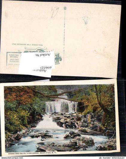 696523 Brook and Falls Ilion Gorge Utica New York