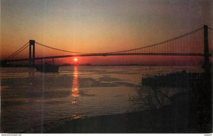 CPM The Verrazano Narrows Bridge Connecting Brooklyn and Staten Island New York