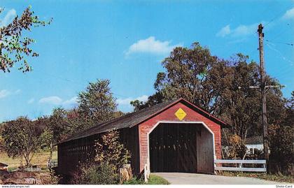 ETATS UNIS NORTH BENNINGTON OLD COVERED WOOD BRIDGE