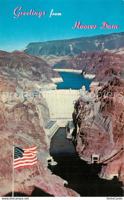 Hoover Dam Santa Ana California Fliegeraufnahme