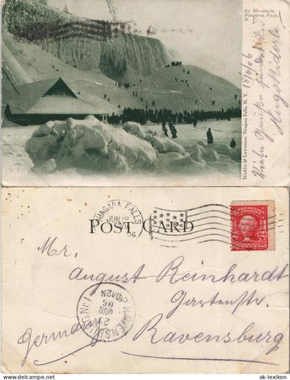 Niagara Falls (NY) Niagarafälle / Niagara Falls Ice Mountain 1906