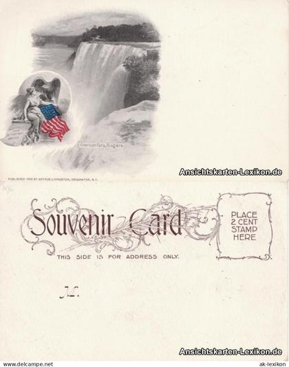 Postcard Niagara Falls (NY) American Falls, Niagara 1898