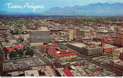 Tucson Arizona USA Downtown showing Santa Catalina Mountains