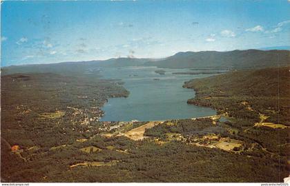 US4 US NY head of Lake George aerial view