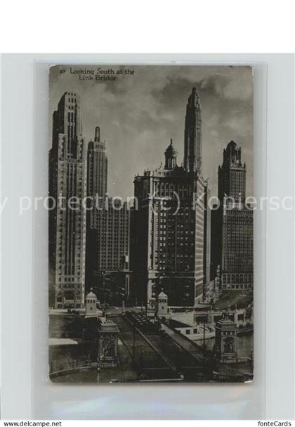 Philadelphia Pennsylvania looking South at Link Bridge Skyscraper