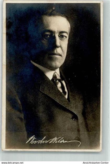 39835214 - Woodrow Wilson Faksimile Unterschrift