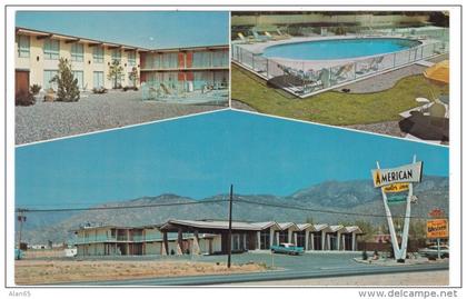 Albuquerque New Mexico American Motor Inn Lodging Route 66, c1950s Vintage Postcard