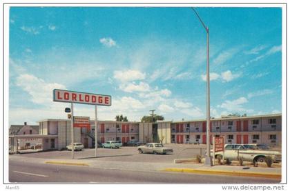 Route 66, Lorlodge Motel Albuquerque New Mexico, c1960s Vintage Postcard