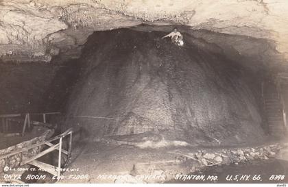 Stanton Missouri, Route 66 , Meramec Caverns c1940s Vintage Real Photo Postcard