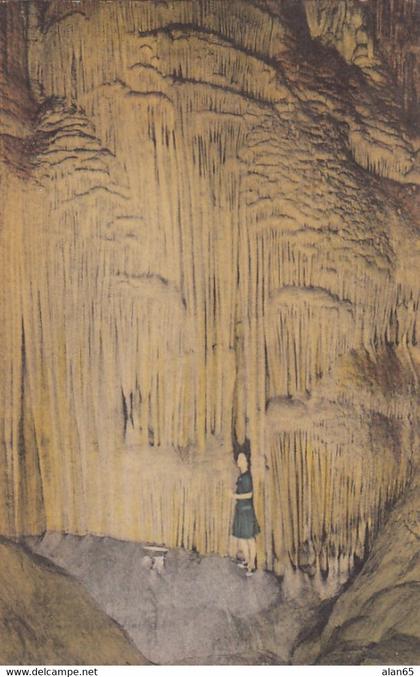 Stanton Missouri, Route 66, Meramec Caverns Cave Attraction, c1940s Vintage Postcard