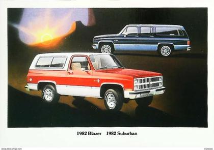 CHEVROLET Blazer & Suburban (Publicité U.S.A. 1982) - American Truck Trailer