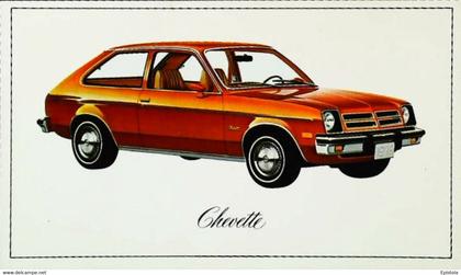 ► CHEVROLET Chevette 1976  - Publicité Automobile Chevrolet   (Litho. U.S.A.)