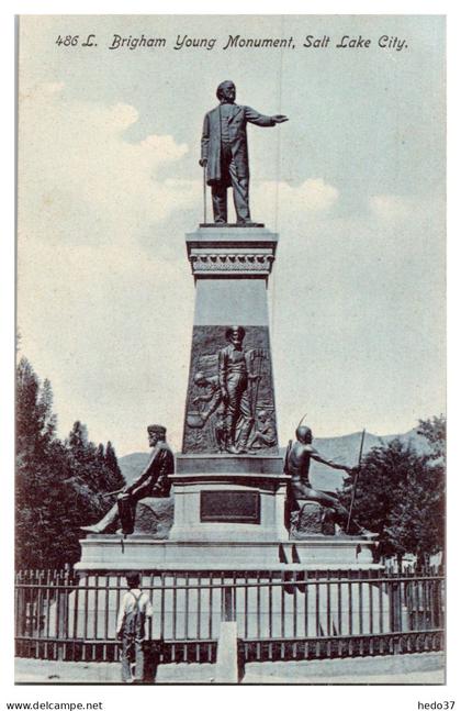 Etats Unis - Salt Lake City - Brigham Young Monument