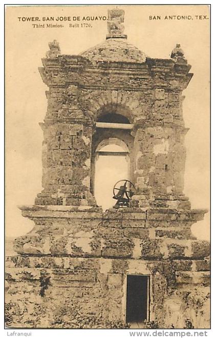 pays divers -etats unis- usa -ref C328- tower san jose de aguayo - san antonio -texas  - postcard in good condition  -