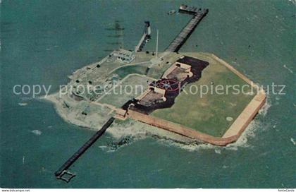 Charleston South Carolina Fort Sumter National Monument aerial view