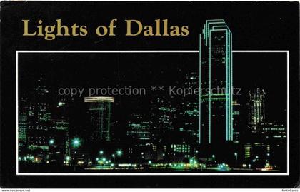 DALLAS  Texas USA Lights of Dallas