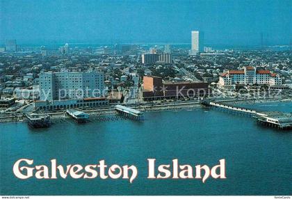Galveston Texas Fliegeraufnahme