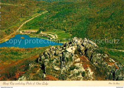 Lynchburg Virginia Sharp top Overlooking Peaks of Otter Lodge