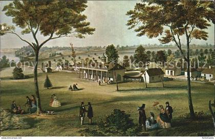 Mount Vernon Virginia Landsitz Mount Vernon Kuenstlerkarte Kern 1861
