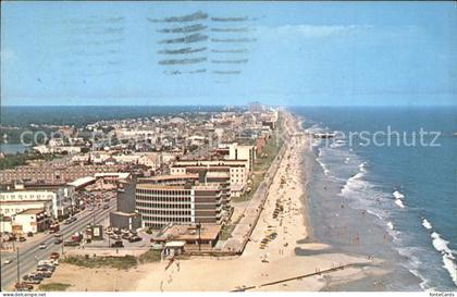 Virginia Beach Aerial view of Beach Resort Atlantic Ocean