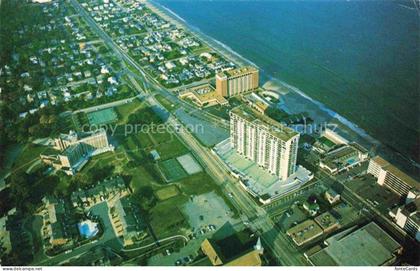 Virginia Beach Virginia USA Aerial view of the north end of the beach with old a