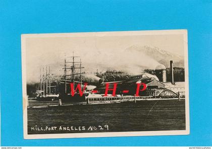 CPA - MILL. PORT ANGELES N° 29 - Bateaux - usines